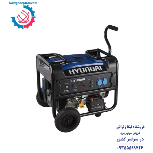 موتور برق هیوندای مدل HG8550-PG توان 6.5 کیلووات مناسب مصارف خانگی