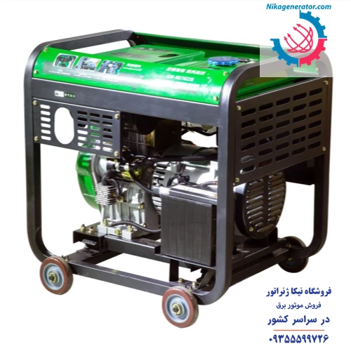 موتور برق دیزلی چانگفا 8.5 کیلووات مدل CFED12000XE با 4 چرخ